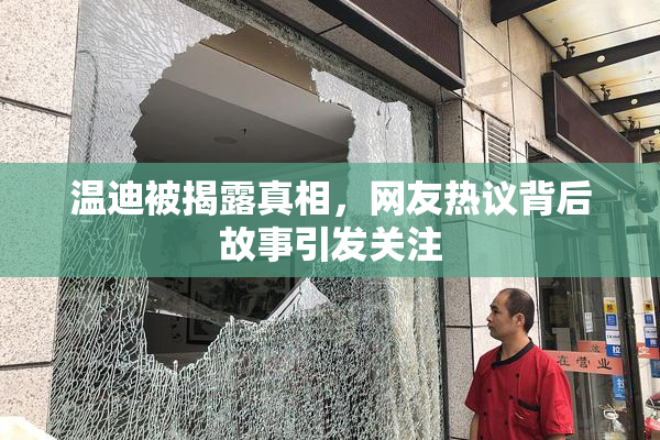 温迪被揭露真相，网友热议背后故事引发关注