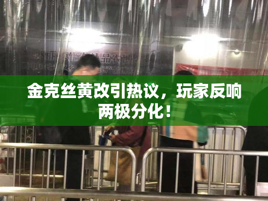金克丝黄改引热议，玩家反响两极分化！