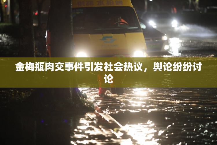 金梅瓶肉交事件引发社会热议，舆论纷纷讨论