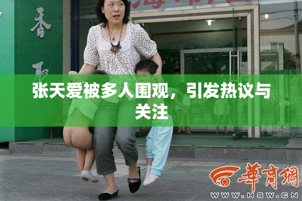 张天爱被多人围观，引发热议与关注