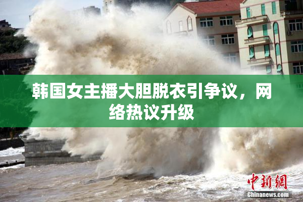 韩国女主播大胆脱衣引争议，网络热议升级