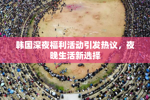 韩国深夜福利活动引发热议，夜晚生活新选择