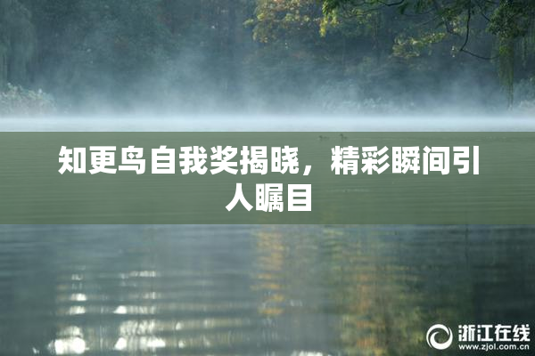 知更鸟自我奖揭晓，精彩瞬间引人瞩目