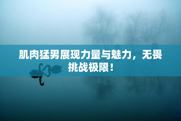 肌肉猛男展现力量与魅力，无畏挑战极限！