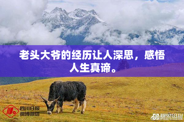 老头大爷的经历让人深思，感悟人生真谛。