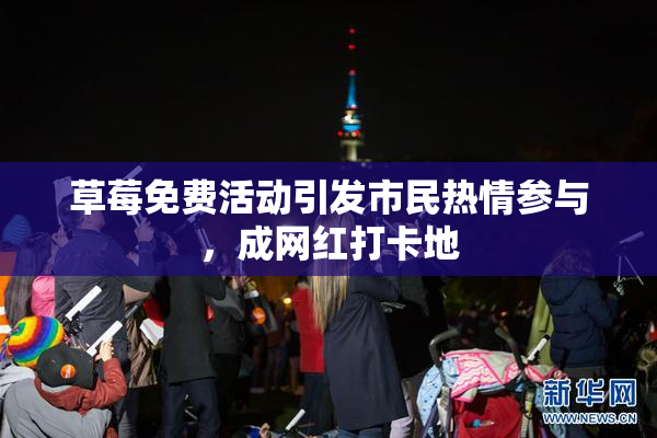草莓免费活动引发市民热情参与，成网红打卡地