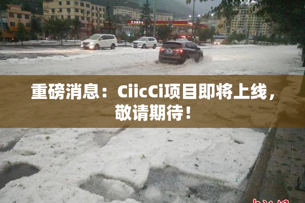 重磅消息：CiicCi项目即将上线，敬请期待！