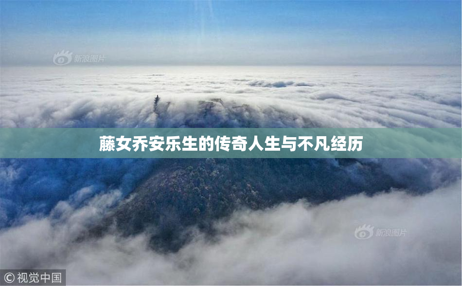 藤女乔安乐生的传奇人生与不凡经历