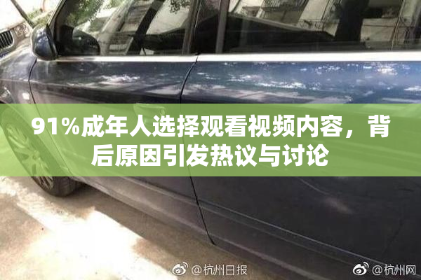 91%成年人选择观看视频内容，背后原因引发热议与讨论