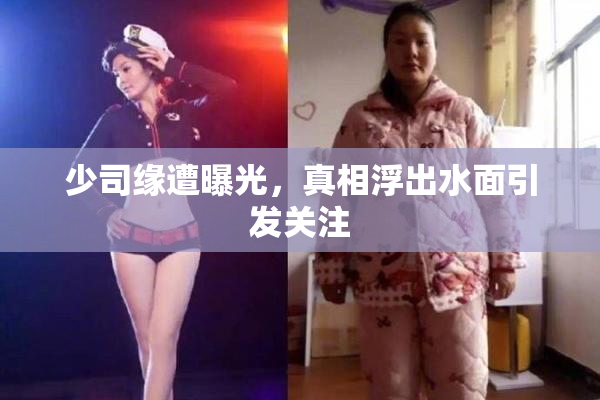 少司缘遭曝光，真相浮出水面引发关注