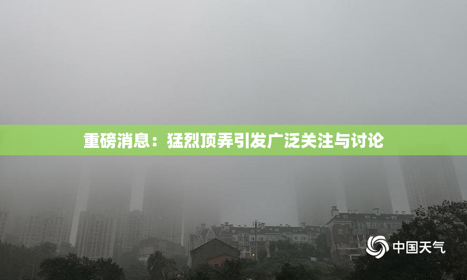 重磅消息：猛烈顶弄引发广泛关注与讨论