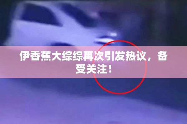 伊香蕉大综综再次引发热议，备受关注！