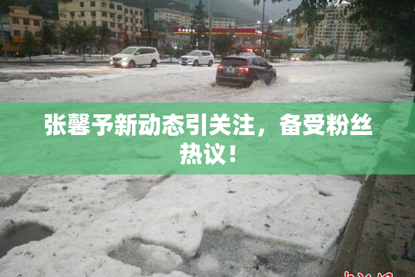 张馨予新动态引关注，备受粉丝热议！