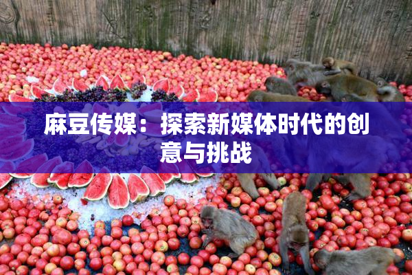麻豆传媒：探索新媒体时代的创意与挑战