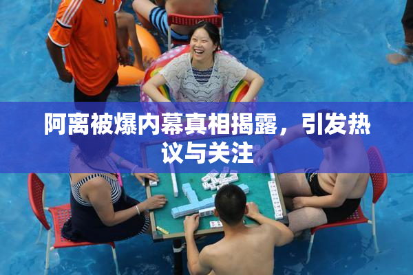 阿离被爆内幕真相揭露，引发热议与关注