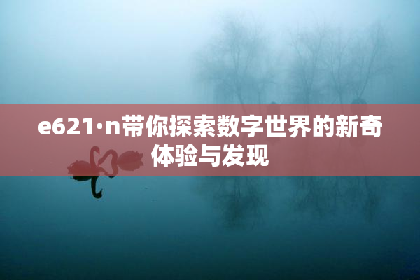e621·n带你探索数字世界的新奇体验与发现