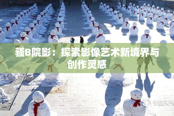 骚B院影：探索影像艺术新境界与创作灵感