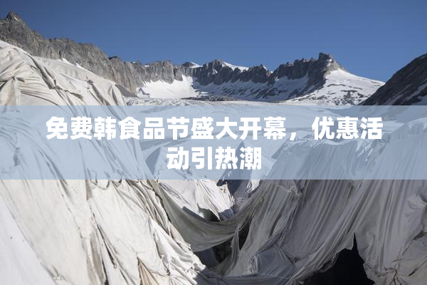 免费韩食品节盛大开幕，优惠活动引热潮