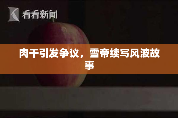 肉干引发争议，雪帝续写风波故事