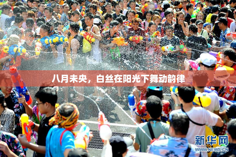 八月未央，白丝在阳光下舞动韵律
