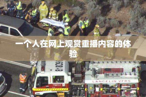 一个人在网上观赏重播内容的体验