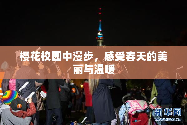 樱花校园中漫步，感受春天的美丽与温暖