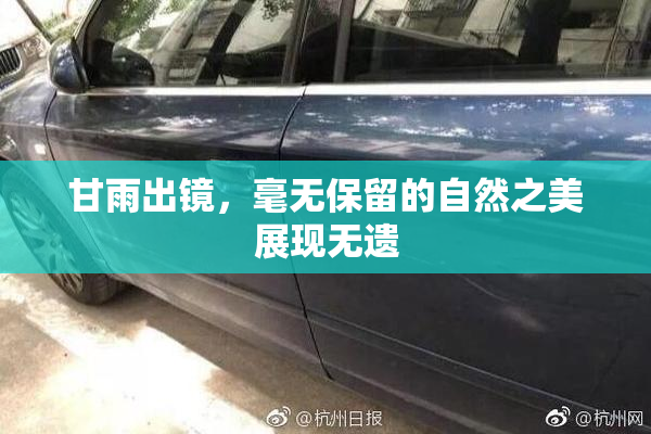 甘雨出镜，毫无保留的自然之美展现无遗