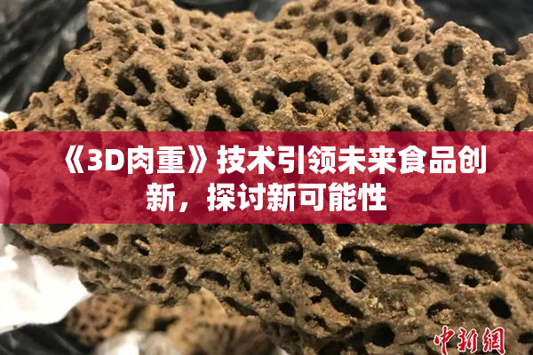 《3D肉重》技术引领未来食品创新，探讨新可能性