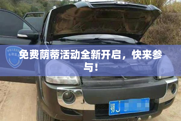 免费荫蒂活动全新开启，快来参与！