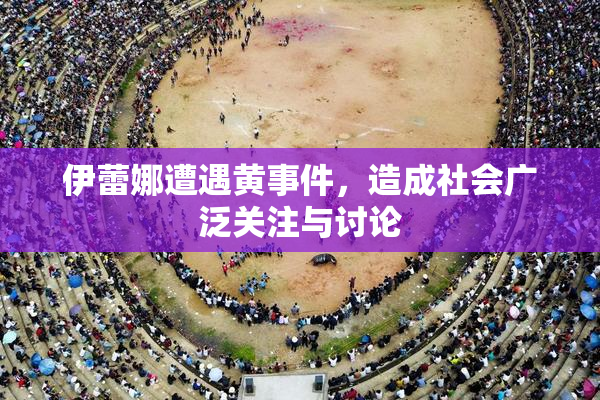 伊蕾娜遭遇黄事件，造成社会广泛关注与讨论