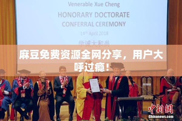 麻豆免费资源全网分享，用户大呼过瘾！