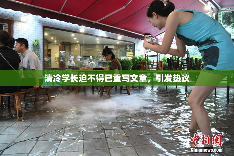 清冷学长迫不得已重写文章，引发热议