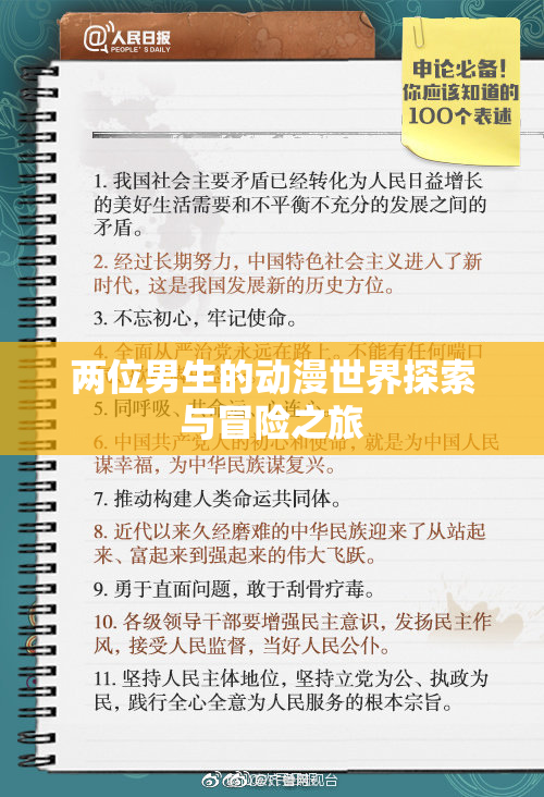两位男生的动漫世界探索与冒险之旅