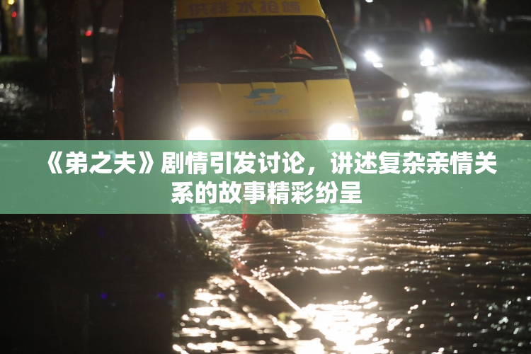 《弟之夫》剧情引发讨论，讲述复杂亲情关系的故事精彩纷呈