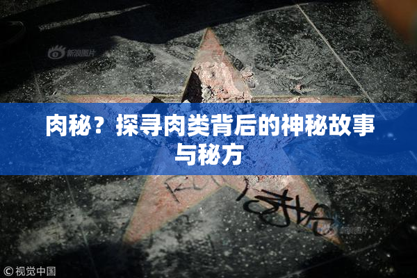 肉秘？探寻肉类背后的神秘故事与秘方