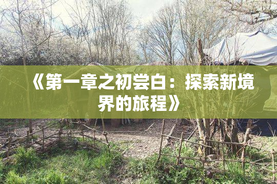 《第一章之初尝白：探索新境界的旅程》