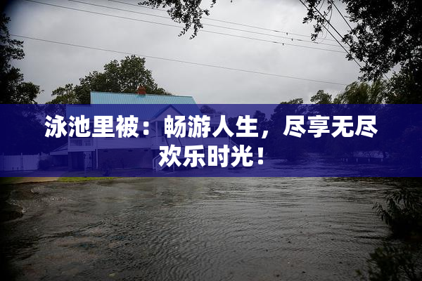 泳池里被：畅游人生，尽享无尽欢乐时光！