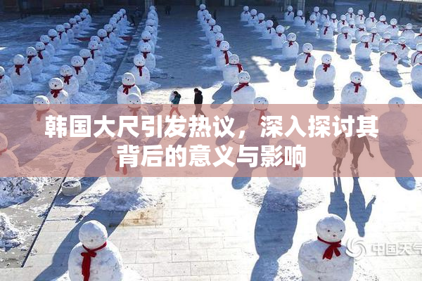 韩国大尺引发热议，深入探讨其背后的意义与影响