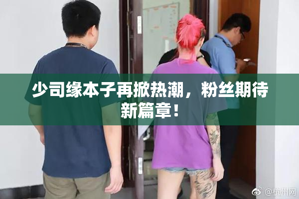 少司缘本子再掀热潮，粉丝期待新篇章！