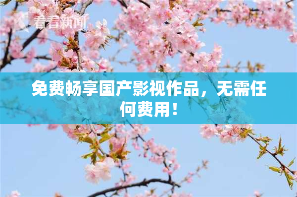 免费畅享国产影视作品，无需任何费用！