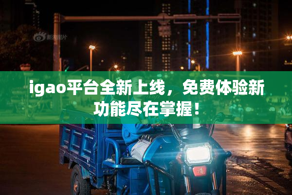 igao平台全新上线，免费体验新功能尽在掌握！