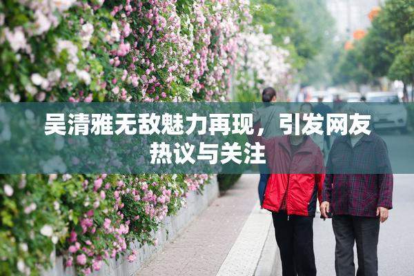 吴清雅无敌魅力再现，引发网友热议与关注