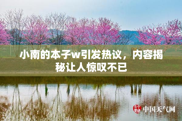 小南的本子w引发热议，内容揭秘让人惊叹不已