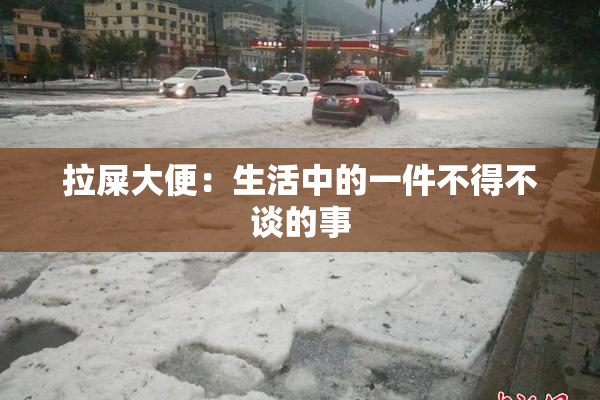 拉屎大便：生活中的一件不得不谈的事
