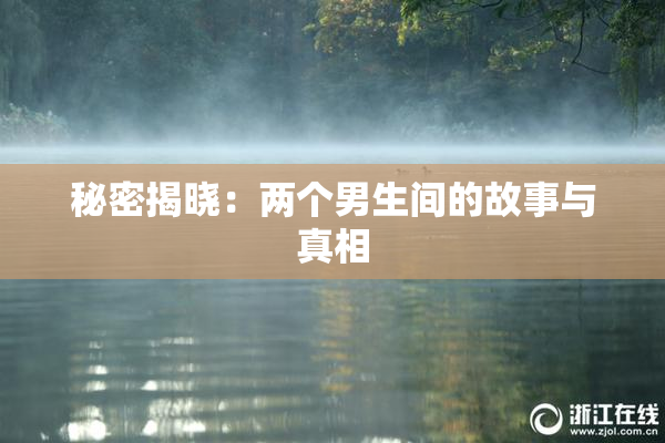 秘密揭晓：两个男生间的故事与真相