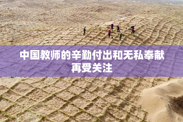中国教师的辛勤付出和无私奉献再受关注