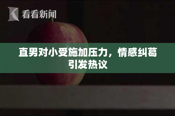 直男对小受施加压力，情感纠葛引发热议