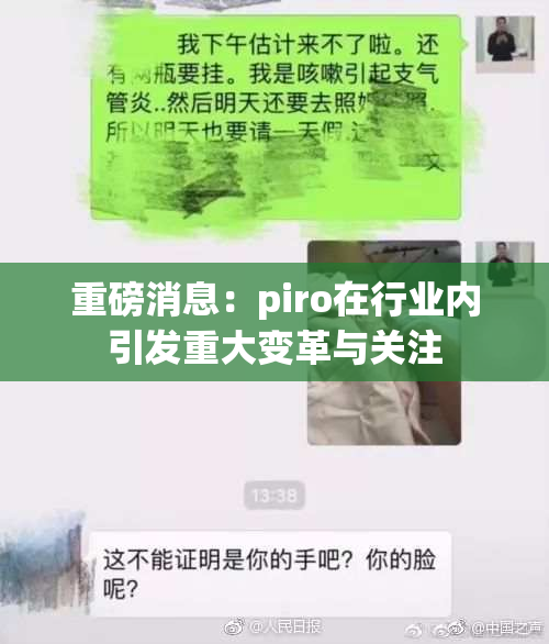 重磅消息：piro在行业内引发重大变革与关注