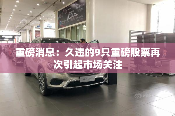 重磅消息：久违的9只重磅股票再次引起市场关注