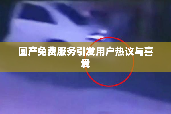 国产免费服务引发用户热议与喜爱